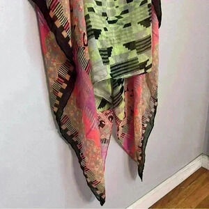 Boho Multicolor Patterned Scarf